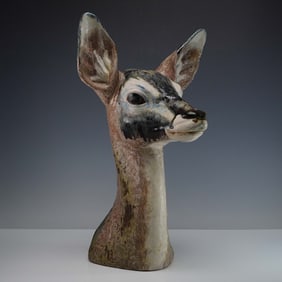 Lladro Porcelain Sculpture, Fawn Head 1012040