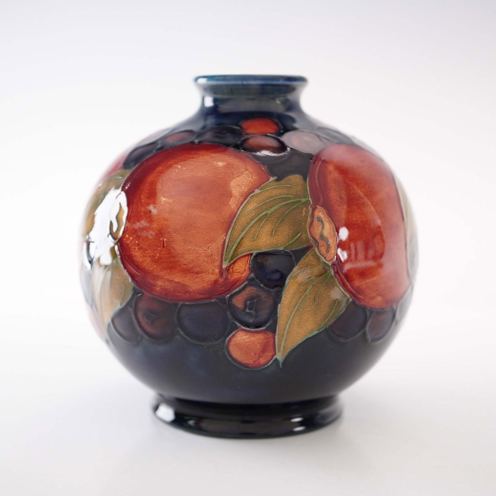 Moorcroft Pottery Vase, Pomegranate Pattern w/ Signature (1 of 7)