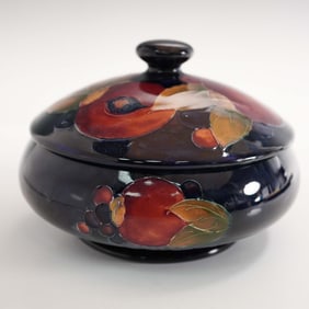 Moorcroft Pottery Pomegranate Lidded Box