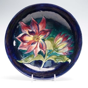 Moorcroft Pottery Bowl, Dahlia Pattern