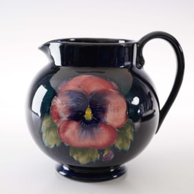 Moorcroft Pottery Pansy Pattern Jug