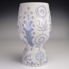 Lladro Porcelain Vase, Flor de Invierno 1001115