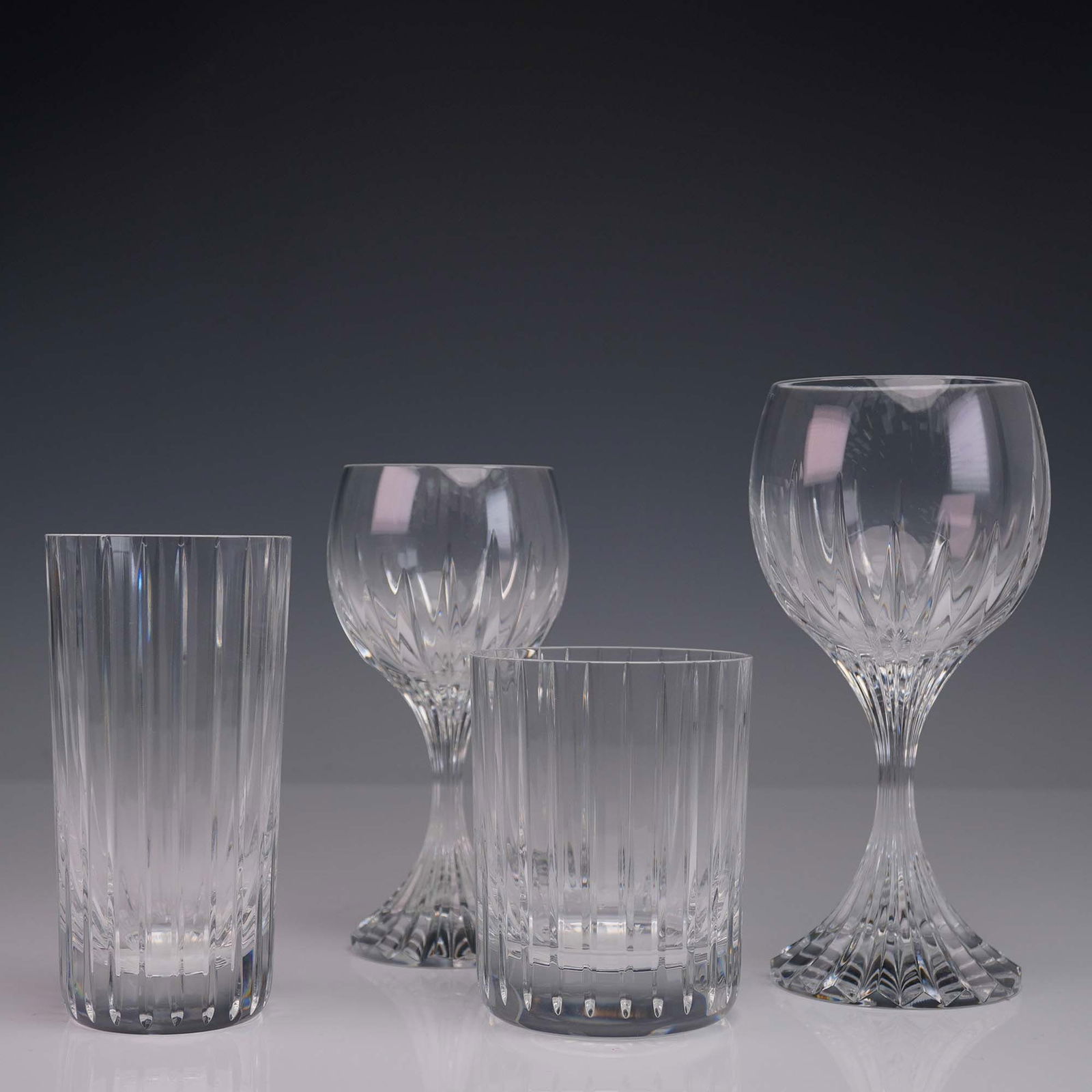 4pc Baccarat Crystal Baccarat Assorted Crystal Glasses (1 of 8)