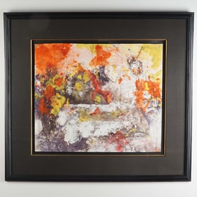 Josef Jackerson, Original Abstract Watercolor on Paper