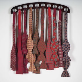 10pc All Silk Bow Ties Made in England