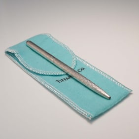 Tiffany & Co. Sterling Silver Ballpoint Pen with Box