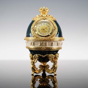 Joan Rivers Imperial Style Clock Egg with Stand