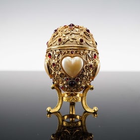 Jeweled Treasure Box with Stand