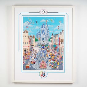Melanie Taylor Kent Walt Disney World 15th Anniversary AP Serigraph, Signed