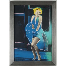 Ringo, Silkscreen on Canvas, Marilyn 7 Year Itch - Signed