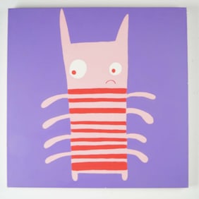 Todd Goldman, Acrylic on Canvas, Monster - Signed