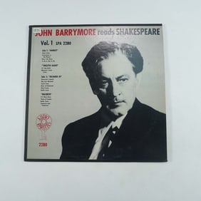 John Barrymore Reads Shakespeare Vol. 1 Vinyl LP