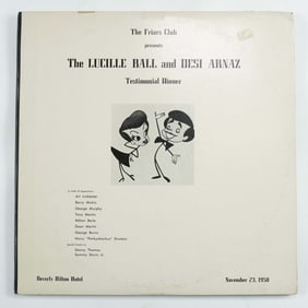 2 LP Vinyl Record Set, Lucille Ball & Desi Arnaz Testimonial Dinner