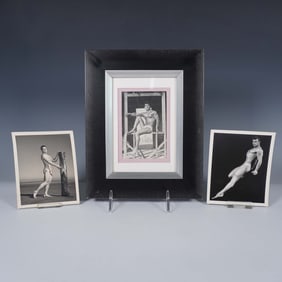 3pc Vintage Male Physique Photography Collection