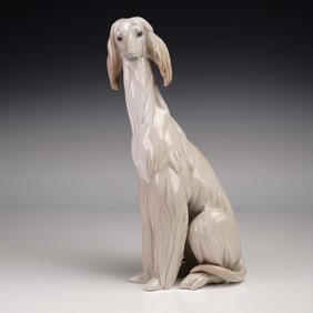 Lladro Porcelain Figurine, Afghan Hound 1001069