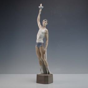 Lladro Porcelain Figurine, Torch Bearer 1005251