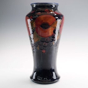 Moorcroft Pottery Vase Pomegranate Pattern
