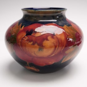 Moorcroft Pottery Vase, Pomegranate Design, Circa 1930