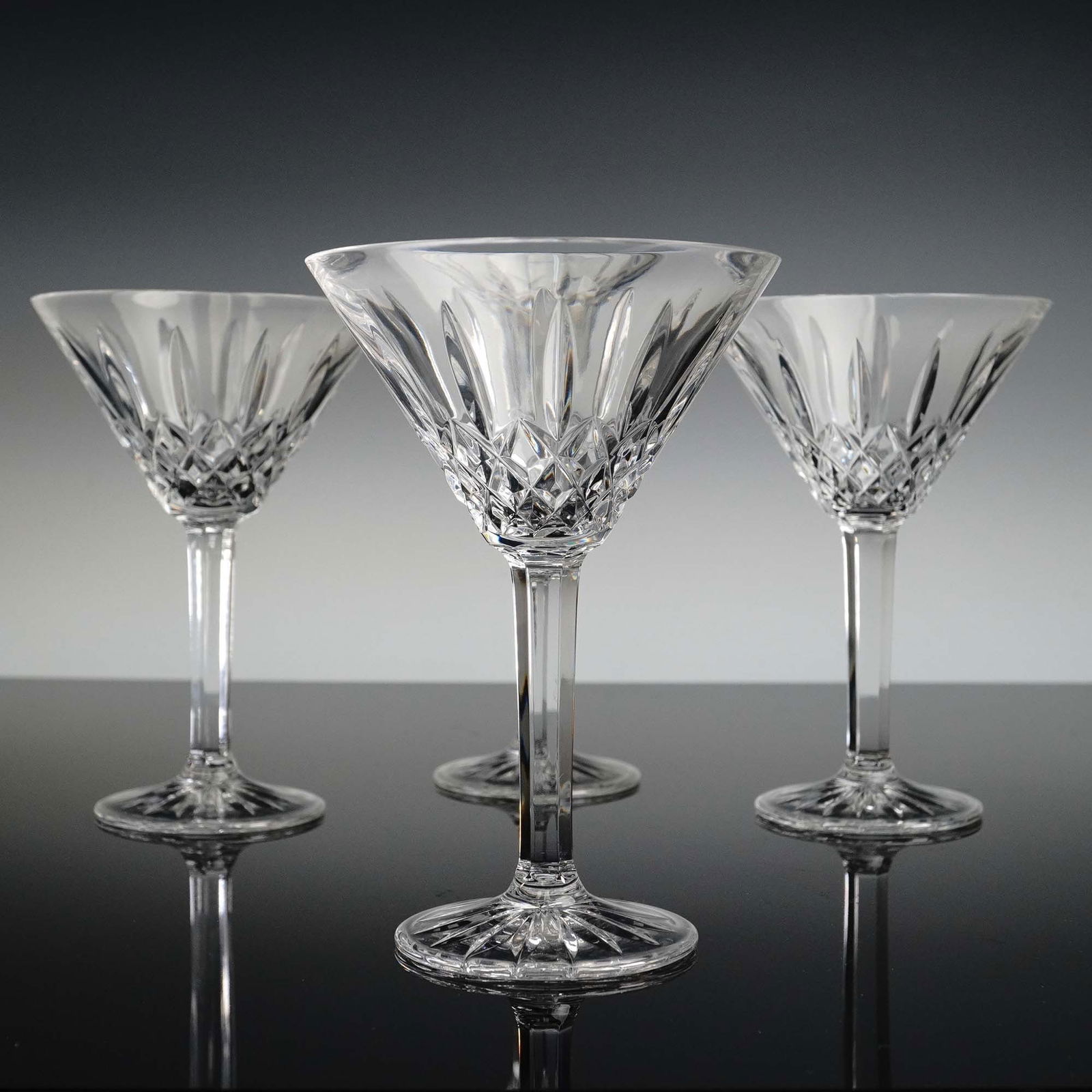 4pc Set Waterford Crystal Lismore Martini Glasses (1 of 5)
