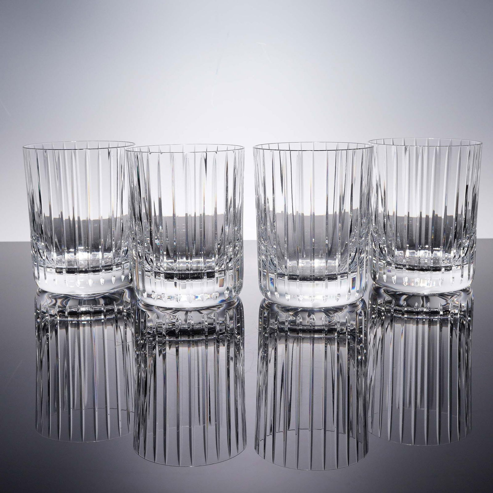 4pc Baccarat Crystal Tumblers, 17oz Harmonie (1 of 5)