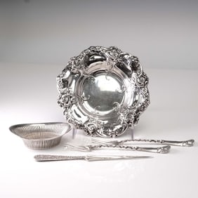 5pc Gorham, Whiting, and S. Kirk & Son Sterling Silver Assortment