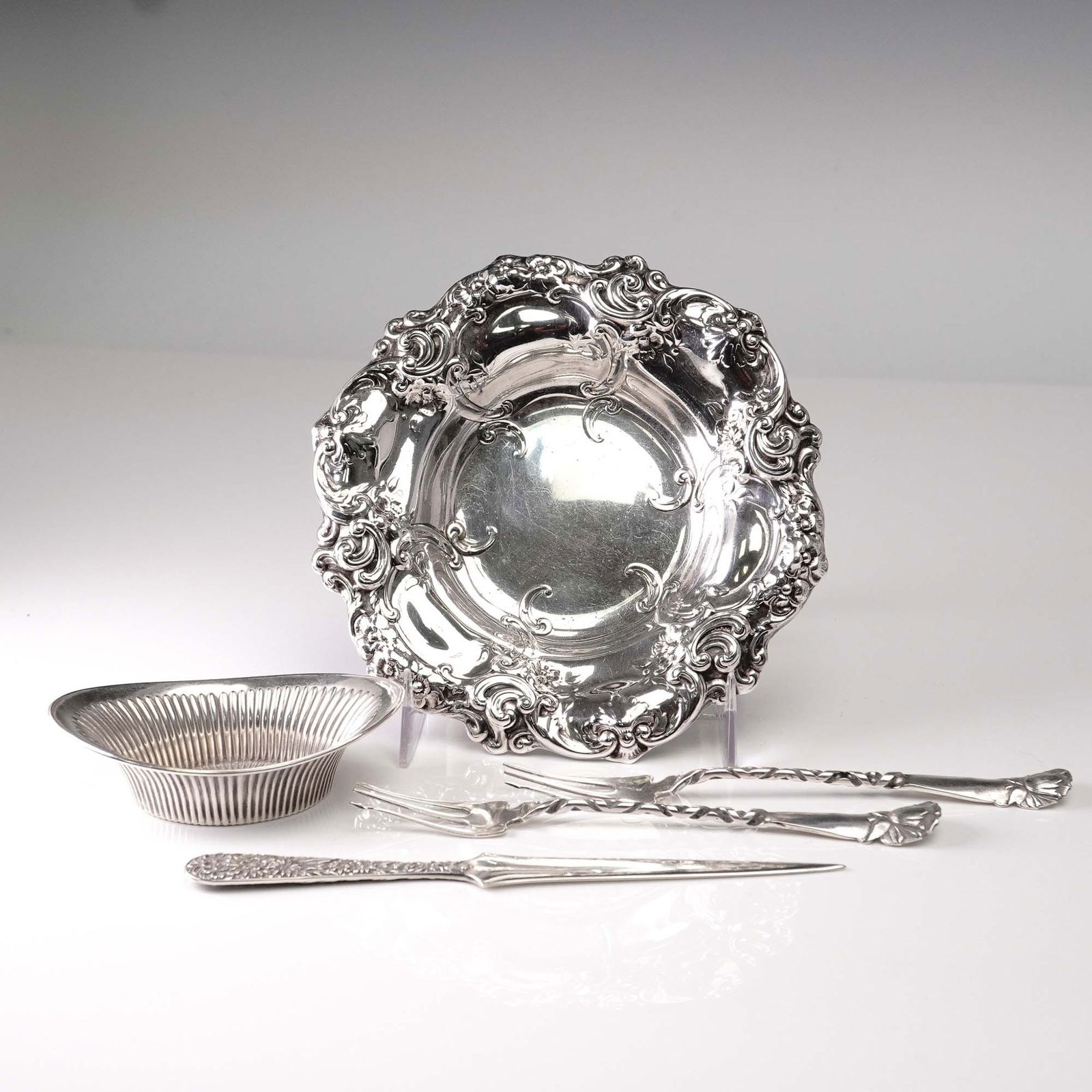 5pc Gorham, Whiting, and S. Kirk & Son Sterling Silver Assortment (1 of 6)