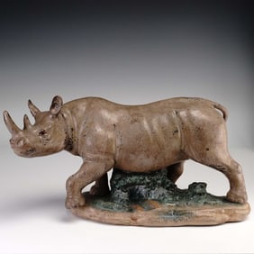 Lladro Porcelain Figurine, Rhinoceros 1014944