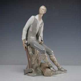 Lladro Porcelain Figurine, Woodcutter 1004656
