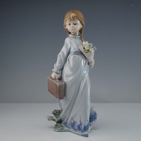 Lladro Porcelain Figurine, School Days 1007604