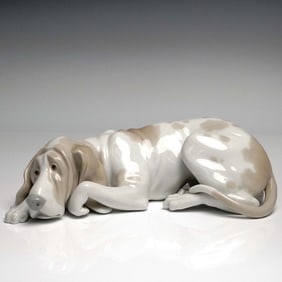 Lladro Porcelain Figurine, Old Dog 1001067