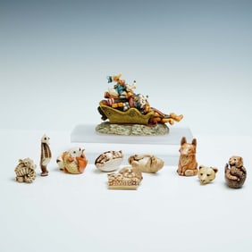 10pc Adam Binder and Harmony Kingdom Resin Collectibles
