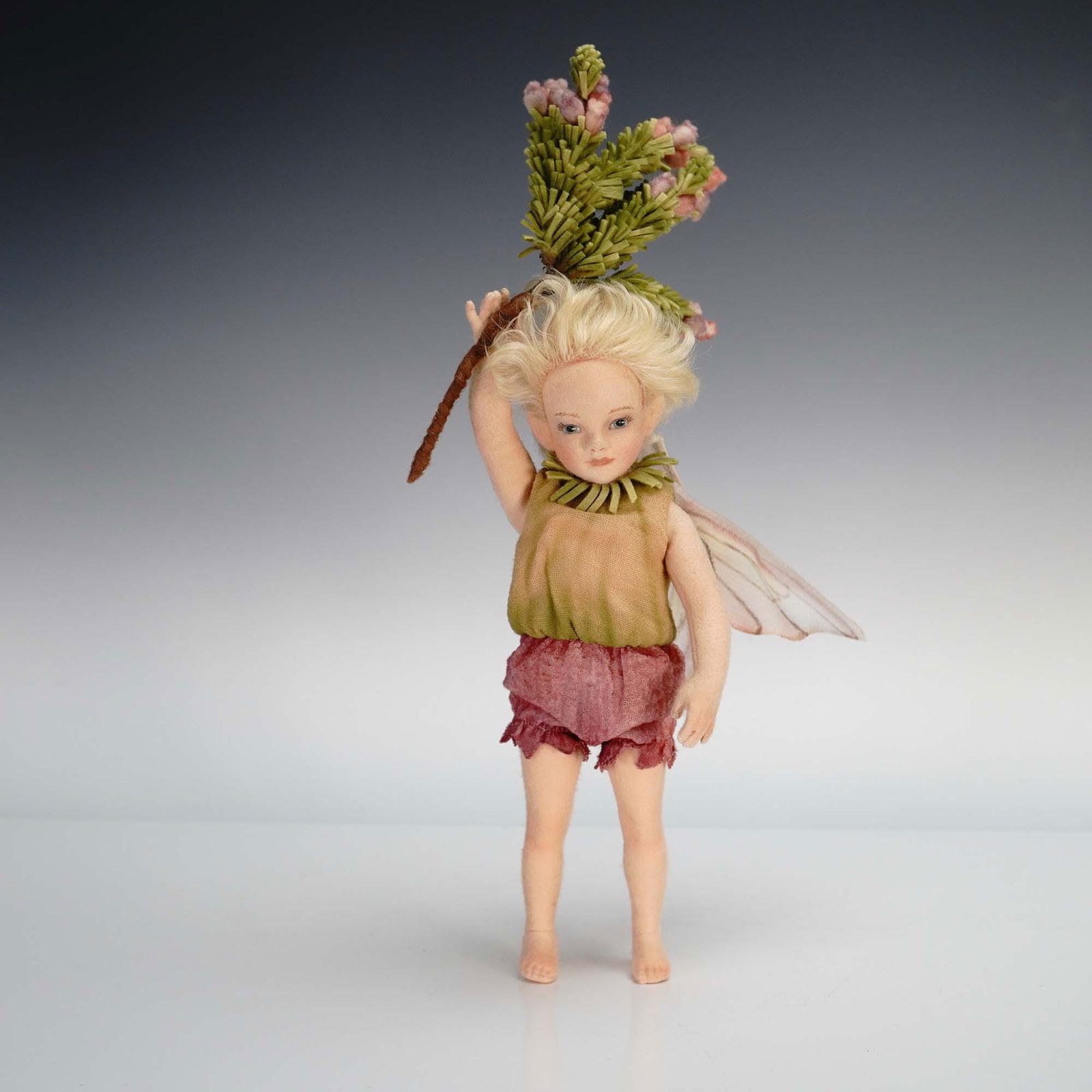 R. John Wright Dolls Flower Fairies Doll, The Heather Fairy (1 of 4)