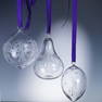 3pc William Yeoward Crystal Christmas Ornaments with Boxes
