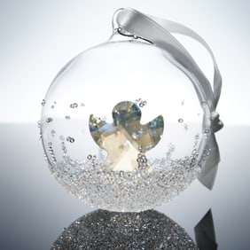 Swarovski Crystal Ornament, 2015 Christmas Angel Ball