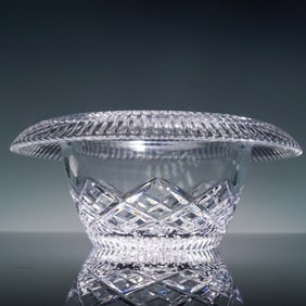 Waterford Crystal Vanity Pattern Artist Signed Bowl
