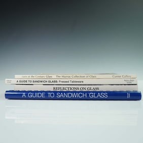 4 Glass Reference Books