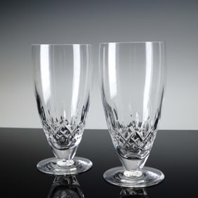 2pc Waterford Lismore Encore Iced Tea Glasses