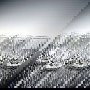 8pc Marquis by Waterford Crystal Tumbler Set: Displaying the classic brilliance of crystal craftsmanship, this 8-piece tumbler set by Marquis by Waterford presents a timeless elegance with its radiant, vertical cut patterns that gracefully catch