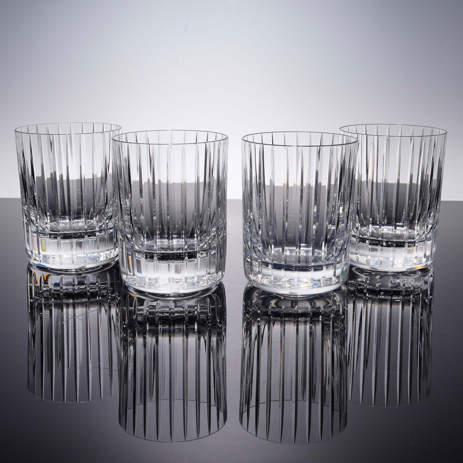 4pc Baccarat Crystal Old Fashioned Glasses, Harmonie (1 of 6)