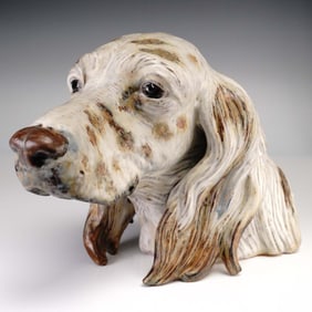 Lladro Porcelain Figurine, Setter's Head 1012045