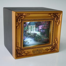 Thomas Kinkade Gallery of Light Diorama Pools of Serenity Lighted Box