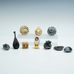 10pc Adam Binder Animal Figurines