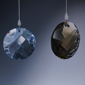 2pc Swarovski SCS Crystal Window Suncatchers