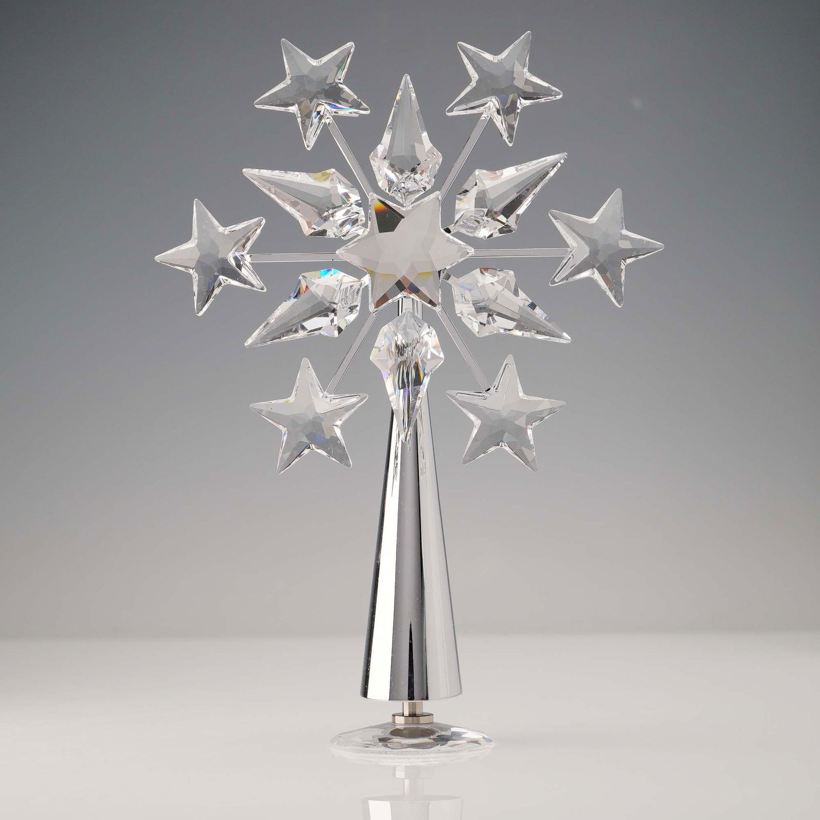 Swarovski Crystal Tree Topper, Rhodium Finish (1 of 5)