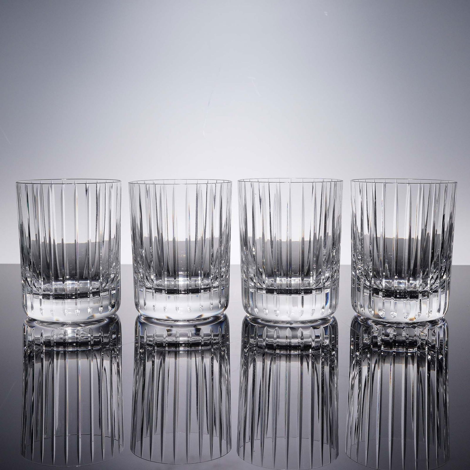 4pc Baccarat Crystal Old Fashioned Glasses, Harmonie (1 of 5)