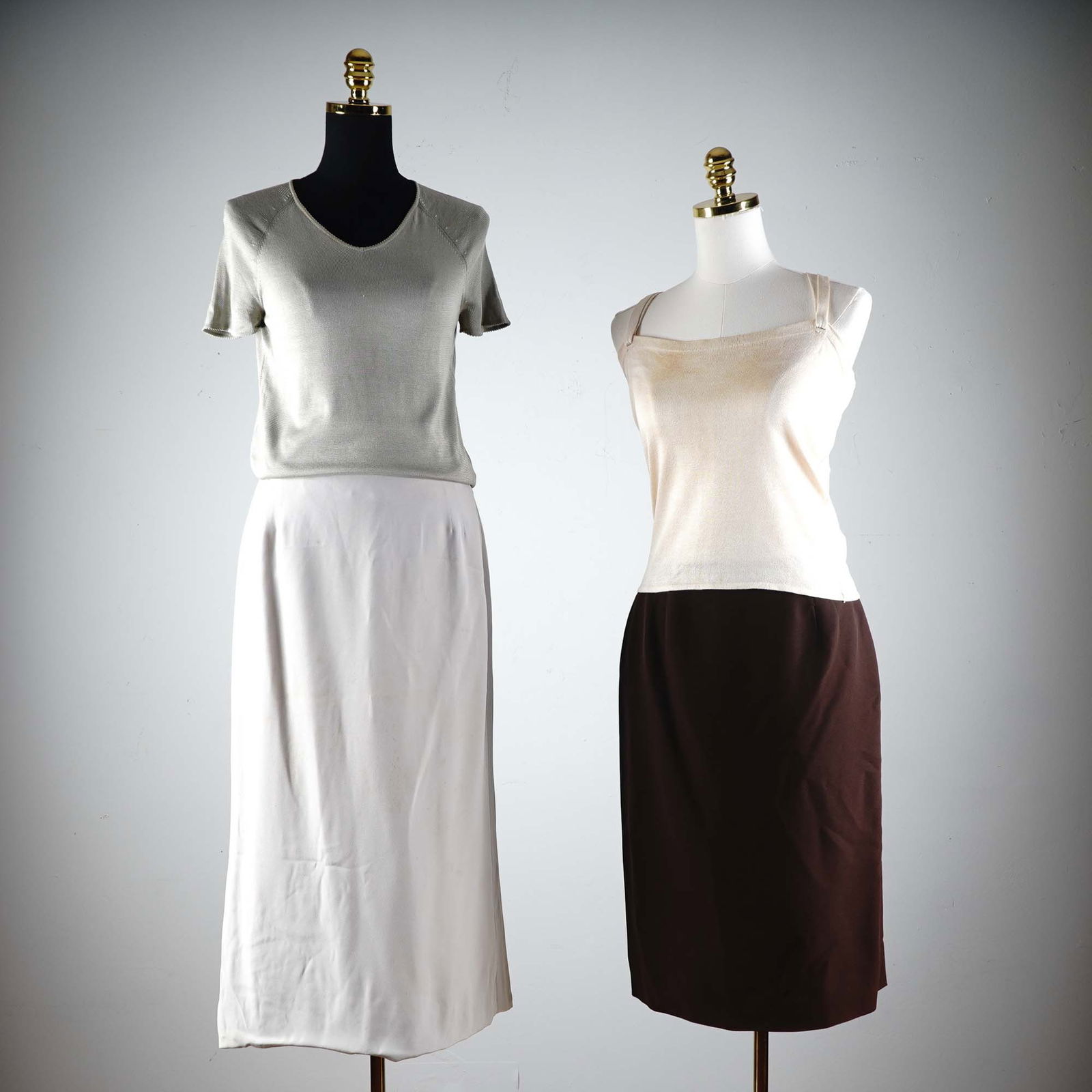 4pc Valentino Boutique Knit Tops and Skirts Set, Sizes S-M (1 of 9)