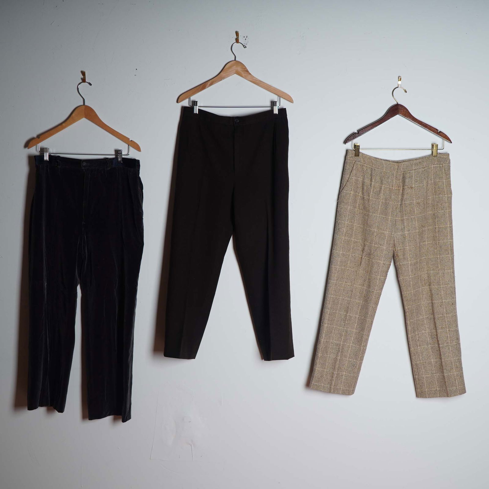 3pc Designer Pants, Valentino & Saint Laurent Rive Gauche (1 of 5)
