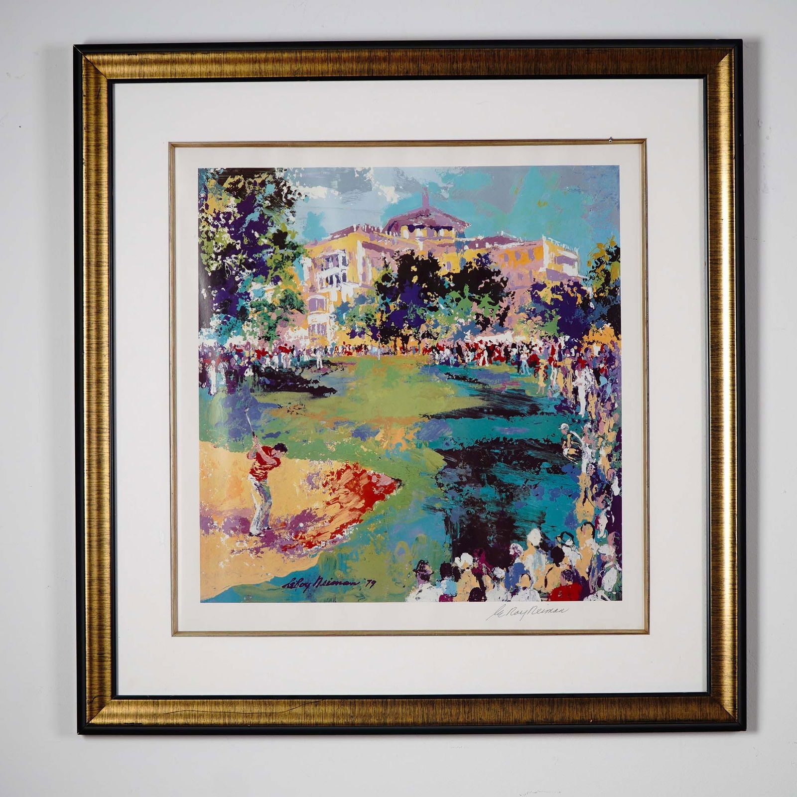 Leroy Neiman, Color Lithograph, Westchester Golf Classic, Signed (1 of 6)