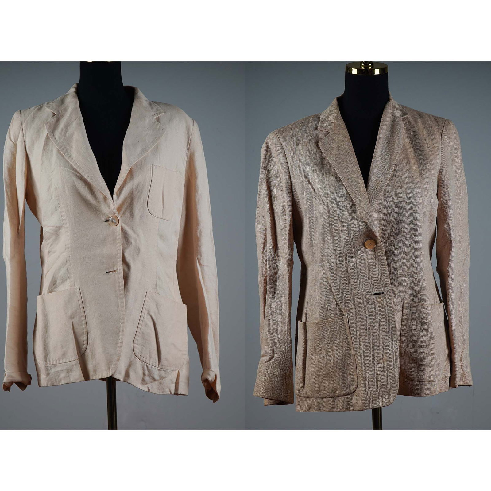 2pc MaxMara Pure Linen Blazer & Shell Jacket, Size 10 (1 of 9)