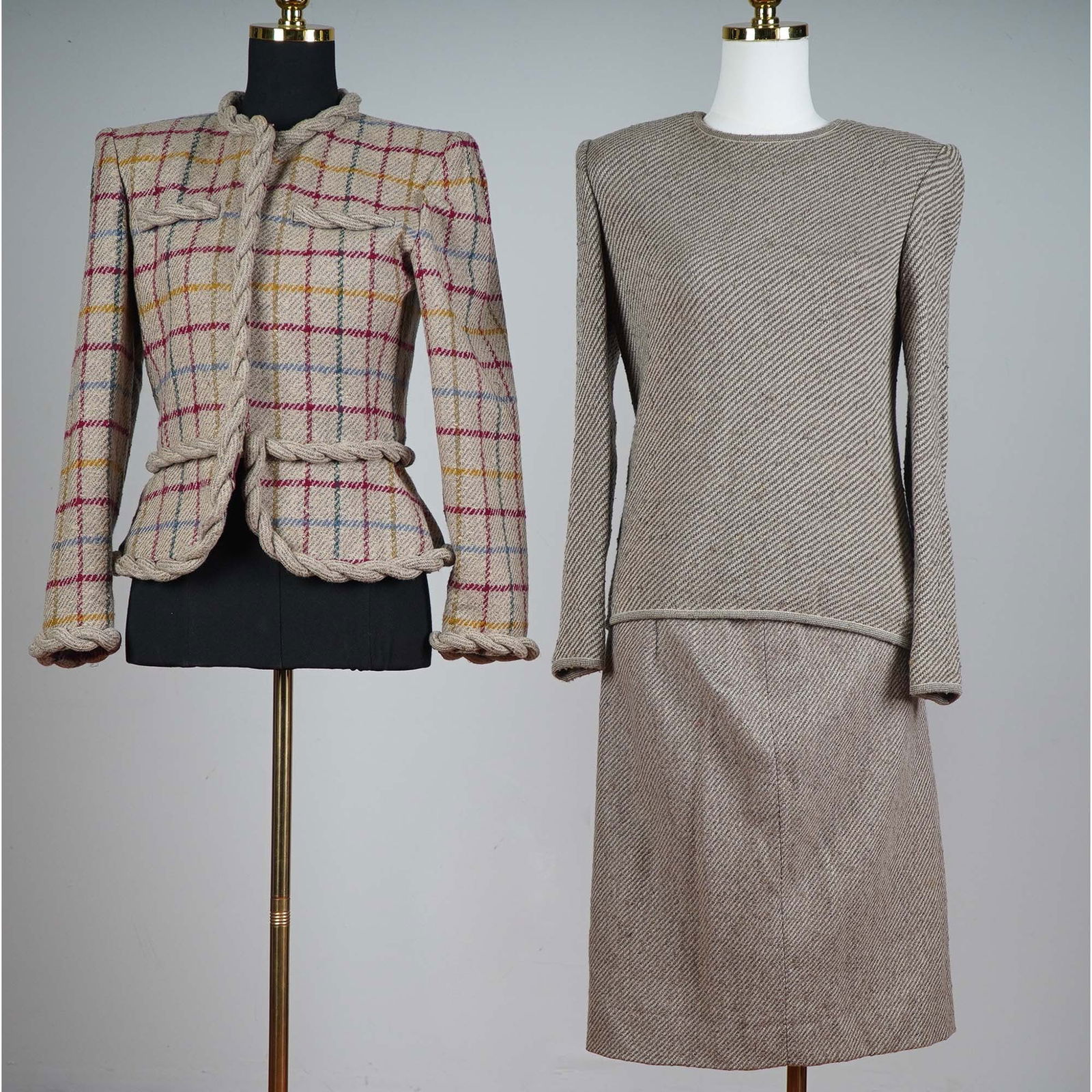 Valentino Boutique Wool Skirt Suit Set, Size 8 (1 of 8)
